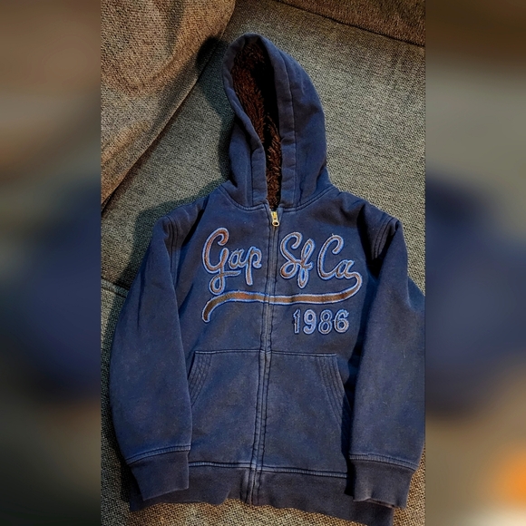 GAP Other - Sherpa Lined Gap Kids Cozy Full Zip Hoodie Size M (8)